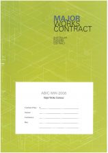 ABIC MW-2018 Major Works Contract (Set of three)