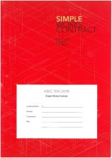 ABIC SW-2018 Simple Works Contract (Set of three)