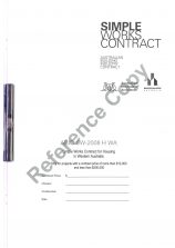ABIC SW-2018 H WA Simple Works Contract Reference Copy
