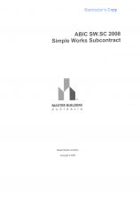 ABIC SW.SC 2008 Contract Forms (PDF Format)