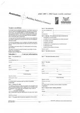 ABIC BW 2018 C Basic Works Contract (Set of three)
