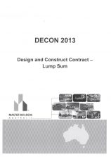 DECON 2013 Design and Construct Contract
