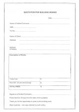 Quotation Document Pad